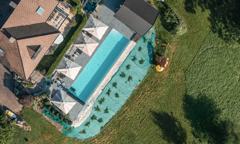 Onde Bleue : piscine privée en location entre Chambéry et Aix-Les-Bains